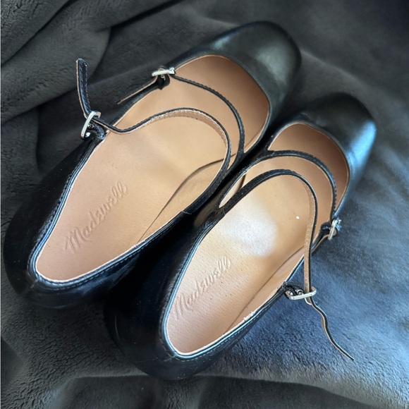 Madewell Nettie Heeled Mary Jane in crinkle patent - Picture 5 of 14